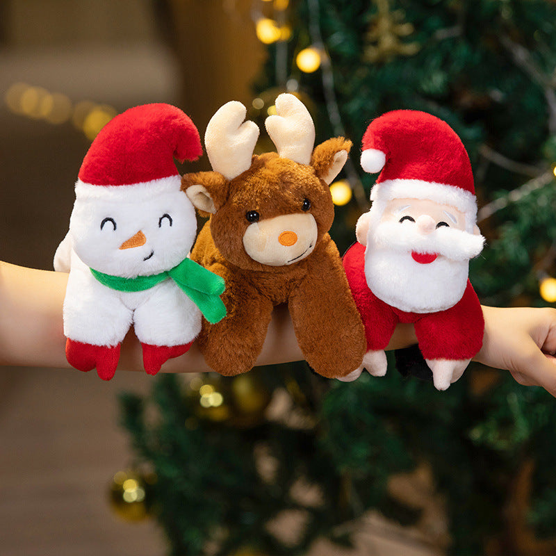 Christmas Papa Circle Elk Bracelet Children's Plush Toys Christmas Gift Christmas Tree Bracelet