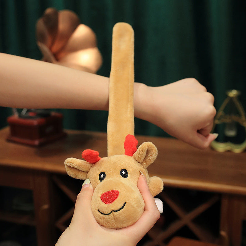 Christmas Papa Circle Elk Bracelet Children's Plush Toys Christmas Gift Christmas Tree Bracelet