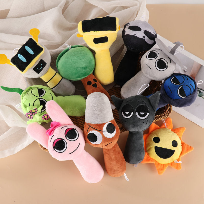 Sprunki Plush Rhythm Box Game Character Surrounding Plush Toys Dolls