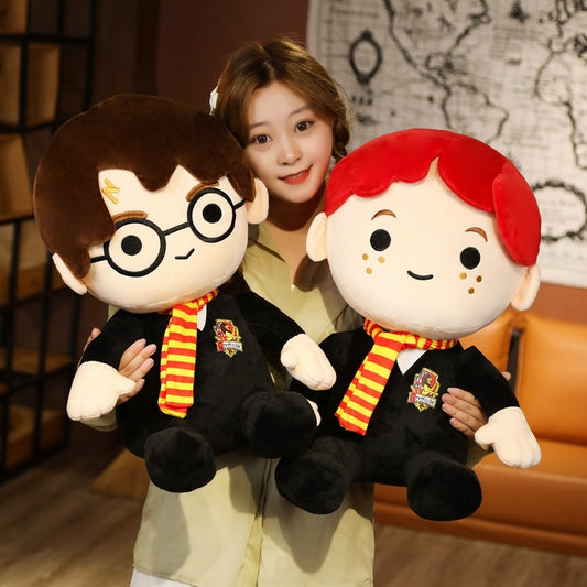20/40cm Harries Plush Toys Hermione Ron Malfoy Magic Academy Cartoon Model Doll Stuffed Plush Toys