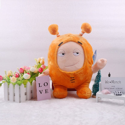 35CM Plush Oddbods Newt Buuble Pogo Zee Jeff Fuse Slick Plush Dolls Stuffed Toys